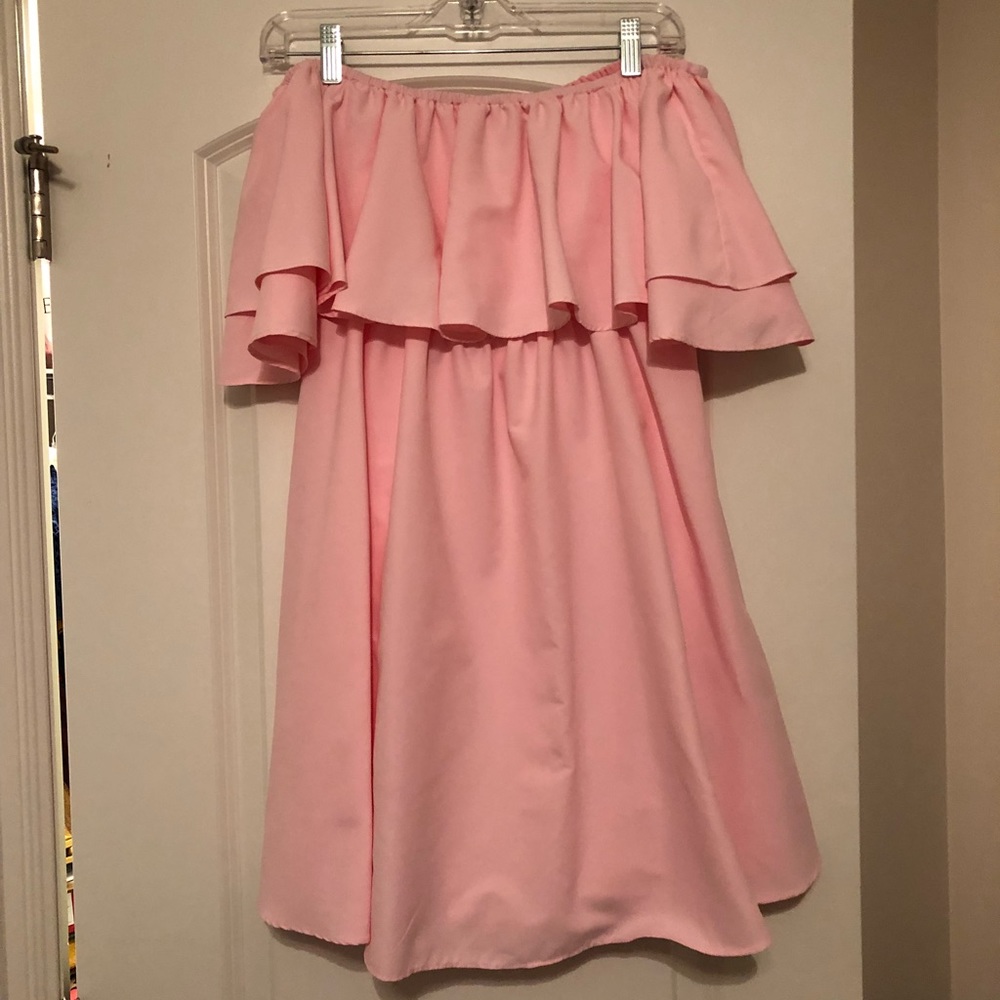 Off the shoulder dress